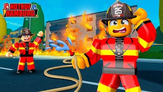 24 STUNDEN arbeiten CENTEX und VITAMINE als FEUERWEHRMANN Roblox Notruf Hamburg🚨 Story Deutsch [upl. by Martelli]