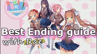 Doki Doki Literature Club  How to get the best bestgood ending [upl. by Frederica729]