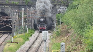 British India Line 35018 │Oakleigh Park North London │The White Rose │15 July 2023 [upl. by Yankee]