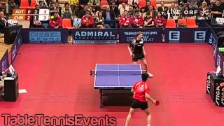 Ma Long 18 years Vs Werner Schlager  Match 3 World Champion Warmup 2007 [upl. by Giulia]