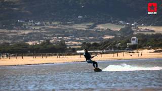 Kiteboard  Tarifa  Gisela Pulido  Action from the lagoon on REBELTV [upl. by Hamid]