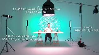 Godox How To Set Up Lantern Softbox CS65D amp CS85D [upl. by Jonis]