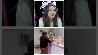 Ketika Ngopi Di Cafe Mantan reaction funny shortvideo [upl. by Rodrick]