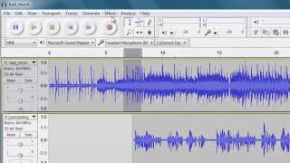 Getting started with Audacity Mixing multiple tracks [upl. by Grannias33]