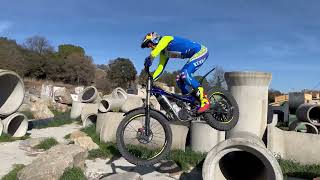 ADAM RAGA 2024 01 27 practice Trial SHERCO La Plantada [upl. by Maggi473]