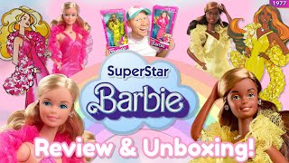 Lets Chat ⭐ Repro Superstar Barbie 2022 amp Christie 2021 ⭐ Review amp Unboxing [upl. by Suki492]