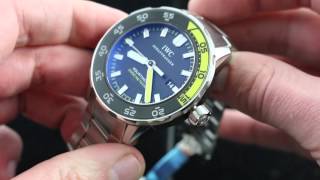 IWC Aquatimer 2000 IW356808 Luxury Watch Review [upl. by Radbun]