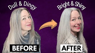 Brighten Your Gray Hair with this Incredible DIY Mask [upl. by Orlene]