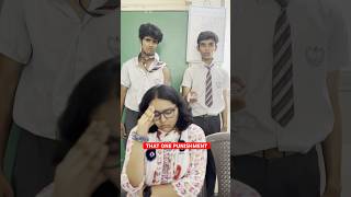 That One Punishment shorts shortvideos school schoollife schoolfriends funny comedy explore [upl. by Uamak335]