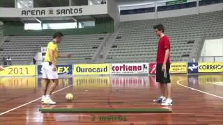 Falcao FutsalLesson  Rainbow Flick Goal [upl. by Arukas]