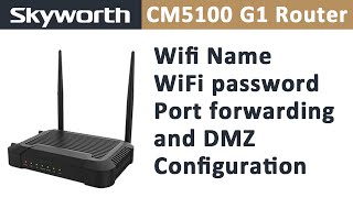 skyworth wifi password change cm5100 g1 [upl. by Alexio762]