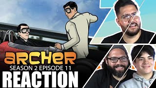 Archer 2x11 REACTION  quotJeu Monégasquequot [upl. by Alecram259]