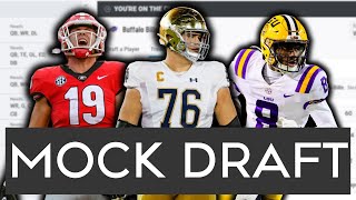 2024 NFL Mock Draft  Predicting the Landing Spot of 5 Quarterbacks and 8 Wide Receivers [upl. by Salvay]