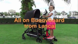 Introducing the Lascal BuggyBoard Saddle  Add an extra seat to your pushchair [upl. by Nickie]