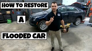 HOW TO RESTORE A FLOODED CAR [upl. by Nodnil]