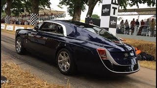 £13m Rolls Royce Sweptail FIRST DRIVING SHOTS [upl. by Onitnevuj139]