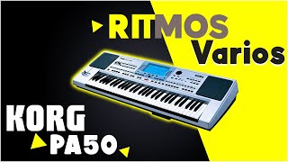 Ritmos KORG PA50  Varios Ritmos para Teclados Korg Pa60 Pa80 Microarranger Liverpool Pa500 Pa800 [upl. by Biddick]