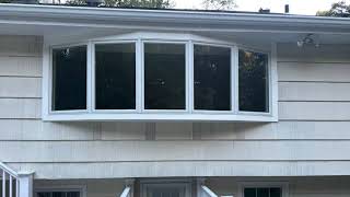 Andersen 400 Series Bow Window Installation In Stamford CT [upl. by Olpe]