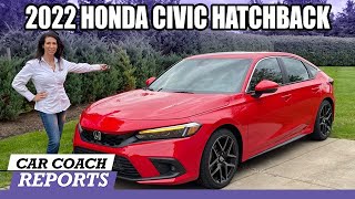 2022 Honda Civic Hatchback Sport Touring REVIEW amp TEST DRIVE [upl. by Atsed]