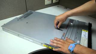 IBM System x3550 M4 Remove Cover [upl. by Atina]