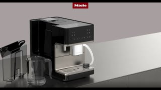 Kaffeevollautomat CM6 MilkPerfection  Milchleitung reinigen I Miele [upl. by Ced]