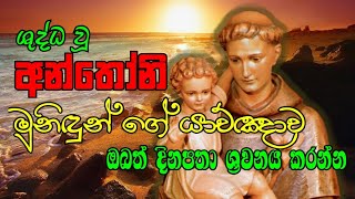 ශුද්ධ වූ අන්තෝනි මුනිඳුන්ගේ යාච්ඤාව  ST ANTHONYS PRAYER UTV [upl. by Gratia308]