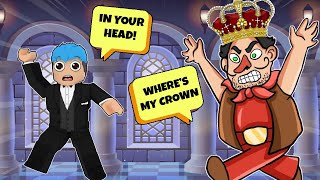 Angry King Escape  ROBLOX  THEY ACCUSED ME OF STEALING THE KINGSS CROWN [upl. by Ellevart]