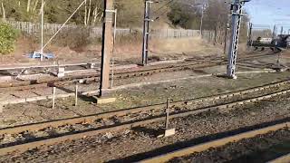 Passing Neville Hill Depot Leeds 13012024 [upl. by Donavon]