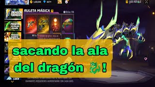 SACANDO EL ALA DELTA DRAGON TORMENTA FREE FIRERULETA MAGICA [upl. by Enaira]