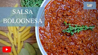 SALSA BOLOÑESA Italiana Casera Original [upl. by Kezer]