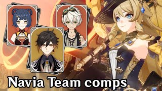 Navia Team compositions in tamil  Navia Team comps  Genshin 48  navia genshinimpact tamil [upl. by Janella]