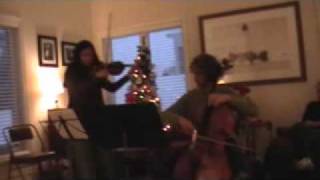 Barbara Allen cello violin duet [upl. by Fessuoy]