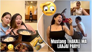 SISTERS NIGHTOUT TA EK ARKA LAI ROAST GARDA GARDAI BITYO 😂 K MITHO MUSTANG THAKALI RESTAURANT MA 🤤 [upl. by Alrick]