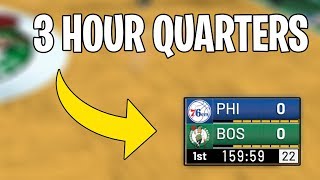 I Made Quarters 3 Hours In NBA 2K19 [upl. by Eejan]