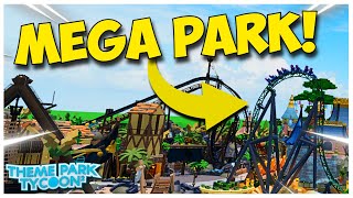 I Visited The BEST Mega Park in Theme Park Tycoon 2 [upl. by Assiroc477]