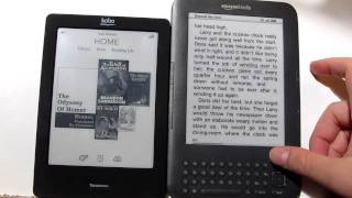 Kobo Touch vs Kindle 3 Comparison Review [upl. by Burris]