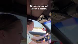 Daughter Ferrari 355 Manual Shifting ferrari shifting ferrarichat drivinglesson [upl. by Daloris474]