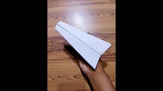 How to make boomerang plane thats flies far paperplan papercrafts origami [upl. by Yramliw]