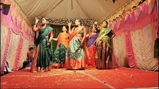 one more colourfull ladies dance performances on sarangadariya mangilisuddala AshokPavanch [upl. by Lexa877]