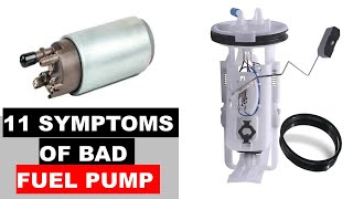 11 Symptoms of bad fuel pump [upl. by Sivatco]