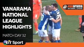 Vanarama National League Highlights Show Matchday 32 [upl. by Pentha700]