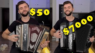 Can You Hear the Difference Between Cheap and Expensive Accordions [upl. by Bronny]