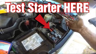 How To Test A Starter Without Having To Touch The starter [upl. by Ekyt]