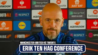 Ten Hag Press Briefing Ahead of Europa League Match Against FC Twente [upl. by Etom]