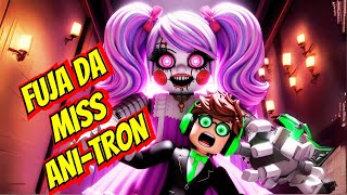 😂Tentei Fugir da Escola de TERROR e Foi HILÁRIO Miss AniTron Me Pegou no Roblox 😱 [upl. by Halverson]