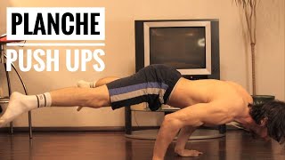 PLANCHE Push up Tutorial [upl. by Ennaillek]