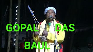 FOLK SONG BY GOPAL DAS BAUL AT BANIPUR FOLK FESTIVAL2018 [upl. by Eilsek]