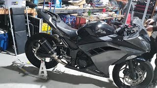 Ninja 300 Budget rebuild First assembly [upl. by Em]