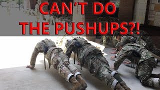 If You Cant Do The Exercise At Basic Training What Happens [upl. by Ahsehyt]