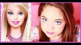 Barbie Makeup Tutorial ♥ [upl. by Arrotal53]